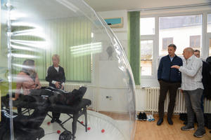27.12.2018. - Vladimir Batez otvorio terapeutski blok u Pokrajinskom zavodu za sport i medicinu sporta