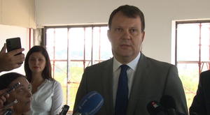 06.09.2019. - Predsednik Mirović o radovima na izgradnji zgrade RTV