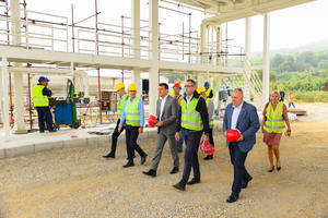 10.09.2019. - Predsednik Mirović obišao radove na izgradnji novog naftnog terminala u Sremskim Karlovcima