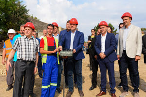 12.09.2019. - Položen kamen temeljac za izgradnju sportske hale u Despotovu
