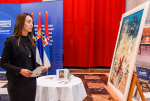 3.10.2019. - Otvorena izložba slika sa Likovne kolonije manastira Petkovica