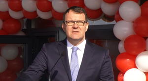 31.10.2019. - Predsednik Mirović na otvaranju fabrike za proizvodnju termotehničkih senzora u Subotici