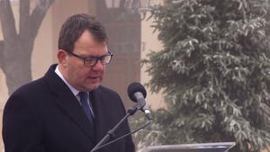 03.01.2020. - Predsednik Mirović na pomenu žrtvama Racije u južnoj Bačkojoj