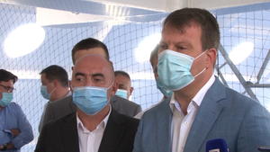09.09.2020. - Predsednik Mirović na otvaranju sportske hale u Despotovu