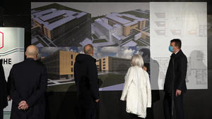30.12.2020. - Obilazak radova na izgradnji blokova B i C Kliničkog centra Vojvodine