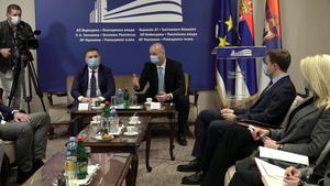 06.04.2021. - Ivanišević i Božić na sastanku sa predstavnicima Udruženja vinara 