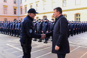 14.02.2022. - Predsednik Mirović posetio Centar za osnovnu policijsku obuku