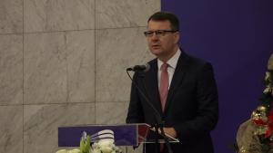 09.12.2022. - Predsednik Mirović na uručenju Priznanje „Ljudevit Mičatek“ Suzani Kujundžić Ostojić
