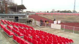 02.03.2023. - Predsednik Mirović obišao radove na rekonstrukciji Gradskog stadiona Zrenjanin