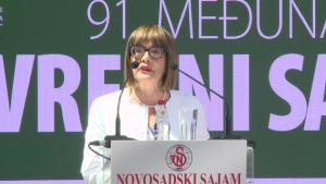 18.05.2024. - Predsednica Gojković na otvaranju 91. Međunarodnog poljoprivrednog sajma u Novom Sadu