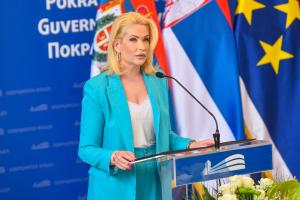 28.05.2024. - Sandra Božić povodom sprovođenja Programa "Za čistije i zelenije škole u Vojvodini"