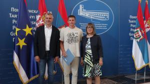 18.06.2024. - Predsednica Gojković uručila ugovore talentovanim sportistima i sportskim stručnjacima