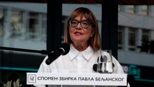 18.06.2024. - Predsednica Gojković na otvaranju obnovljene Spomen-zbirke Pavla Beljanskog