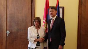 08.07.2024. - Predsednica Gojković primila predsednika Skupštine Grada Subotica Balinta Pastora