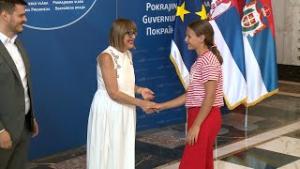 30.07.2024. - Predsednica Gojković primila decu s Kosova i Metohije