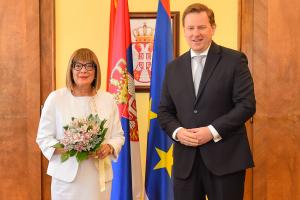 22.07.2024. - Predsednica Gojković razgovarala sa ambasadorom Slovačke