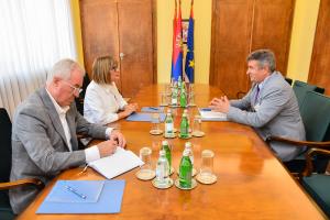 24.07.2024. - Predsednica Gojković sastala se sa predsednikom Nacionalnog saveta rusinske nacionalne manjine