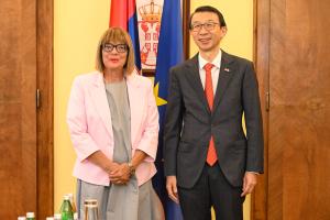 10.09.2024. - Predsednica Gojković primila ambasadora Japana Akiru Imamuru