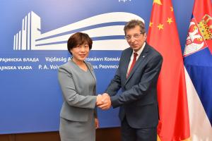 13.09.2024. - Potpredsednik Popov primio delegaciju kineske provincije Šandong