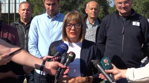 23.09.2024. - Predsednica Gojković povodom obilaska prevodnice kod Bezdana