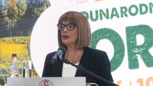 02.10.2024. - Predsednica Gojković na otvaranju Sajma lova i ribolova „Lorist“ i Sajma ekologije
