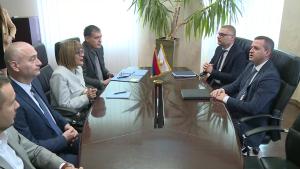 03.10.2024. - Maja Gojković sa saradnicima u radnoj poseti Inđija