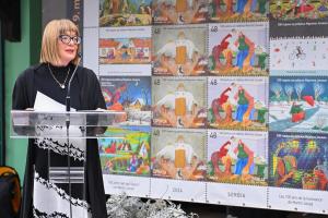 05.10.2024. - Predsednica Gojković na otvaranju 3. Festivala slovačkog naivnog slikarstva u Kovačici
