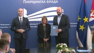 08.10.2024. - Maja Gojković dodelila ugovore za unapređenje elektronskih komunikacija u Vojvodini