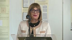 09.10.2024. - Predsednica Gojković na svečanoj akademiji "Oktobarski Susreti" u Idvoru
