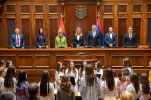 11.10.2024. - Predsednica Gojković na obeležavanju Međunarodnog dana devojčica