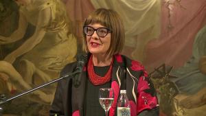 26.10.2024. - Predsednica Gojković na otvaranju nove stalne postavke Galerije Matice srpske