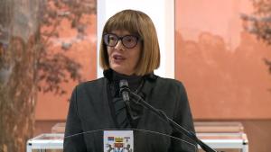 12.11.2024. - Predsednica Gojković na otvaranju Zavičajne arheološke zbirke “Gradina na Bosutu”