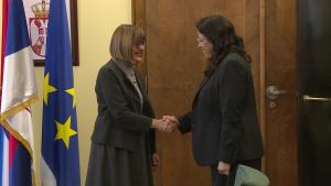 11.12.2024. - Predsednica Gojković primila ambasadorku Tunisa