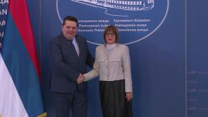 08.02.2025. - Sastanak predsednice Gojković sa predsednikom Narodne skupštine Republike Srpske