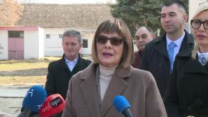 25.02.2025. - Maja Gojković o investicijama u infrastrukturu, obrazovanje i kulturu u opštini Opovo