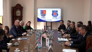 27.02.2025. - Predsednica Gojković sa saradnicima posetela opštinu Šamac u Republici Srpskoj
