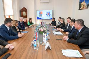 27.02.2025. - Predsednica Gojković sa saradnicima posetela opštinu Šamac u Republici Srpskoj