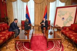 28.02.2025. - Sastanak predsednice Pokrajinske vlade Maje Gojković i predsednika Vlade Republike Srpske Radovana Viškovića
