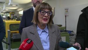 07.03.2025. - Maja Gojković povodom posete pogonu za proizvodnju proizvoda od plastike u Sremskim Karlovcima