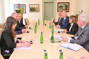24.03.2025. - Predsednica Gojković sa saradnicima posetila Sremske Karlovce