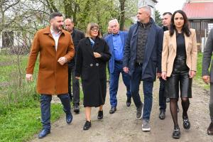 26.03.2025. - Predsednica Gojković sa saradnicima posetila opštinu Temerin