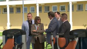04.04.2025. - Predsednica Gojković sa sardnicima u radnoj poseti Kanjiži