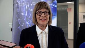 26.05.2025. - Predsednica Gojković povodom posete fabrici guma u Inđiji