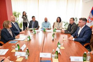 27.05.2025. - Predsednica Gojković u radnoj poseti Pančevu