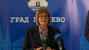 27.05.2025. - Predsednica Gojković povodom sastanka sa gradonačelnikom Pančeva