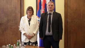 02.06.2025. - Sastanak predsednice Gojković sa ministrom Dejanom Vukom Stankovićem