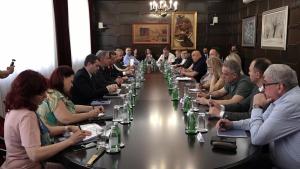 02.06.2025. - Sastanak sekrtara Markoskog i ministra Stankovića sa dekanima UNS-a