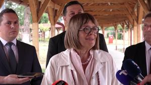 08.07.2025. - Predsednica Gojković povodom posete Krativnom centru Hertelendi Bajić u Bočaru