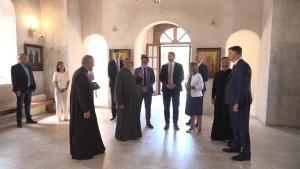 28.08.2025. - Predsednica Gojković sa saradnicima posetila Tivat