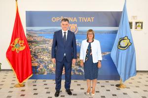28.08.2025. - Predsednica Gojković sa saradnicima posetila Tivat
